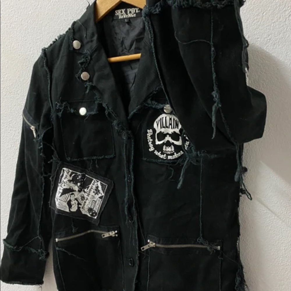 RARE DISTRESSED GOTH/Alt JapaneseSexPunkRevenge